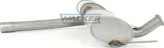 Walker 21174 - Средний глушитель выхлопных газов autospares.lv