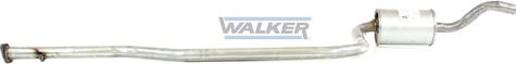 Walker 21301 - Средний глушитель выхлопных газов autospares.lv