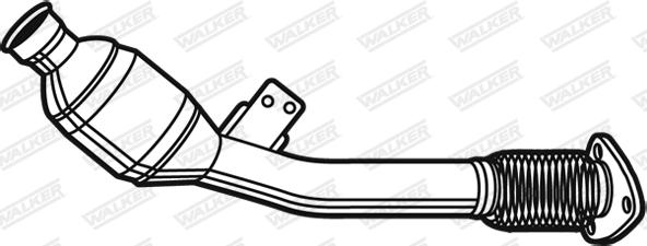 Walker 28558 - Предварительный катализатор autospares.lv