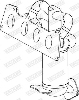 Walker 28843 - Катализатор autospares.lv