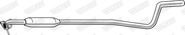 Walker 23954 - Средний глушитель выхлопных газов autospares.lv