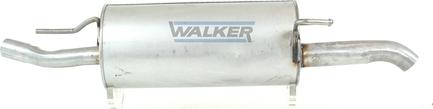 Walker 23652 - Глушитель выхлопных газов, конечный autospares.lv