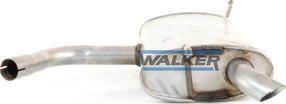 Walker 23004 - Глушитель выхлопных газов, конечный autospares.lv