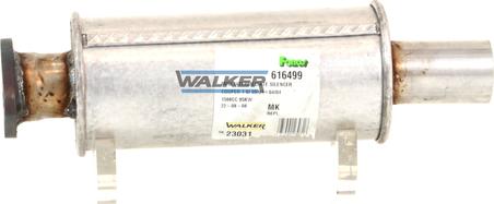 Walker 23031 - Средний глушитель выхлопных газов autospares.lv