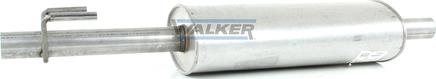 Walker 23816 - Средний глушитель выхлопных газов autospares.lv