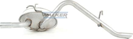 Walker 22072 - Глушитель выхлопных газов, конечный autospares.lv