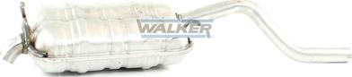 Walker 22857 - Глушитель выхлопных газов, конечный autospares.lv