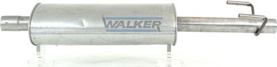 Walker 22879 - Средний глушитель выхлопных газов autospares.lv