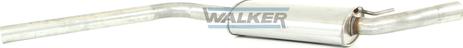 Walker 22207 - Средний глушитель выхлопных газов autospares.lv
