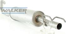 Walker 70307 - Средний глушитель выхлопных газов autospares.lv