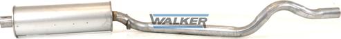 Walker 70323 - Средний глушитель выхлопных газов autospares.lv