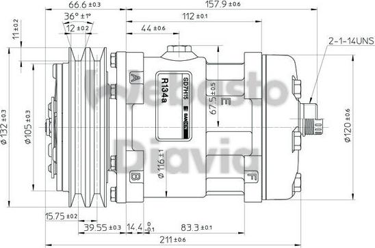 Webasto 62015106A - Компрессор кондиционера autospares.lv