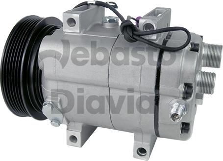 Webasto 82D0155064CA - Компрессор кондиционера autospares.lv