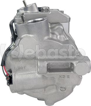 Webasto 82D0155340A - Компрессор кондиционера autospares.lv