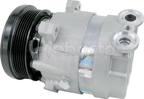 Webasto 82D0156405CA - Компрессор кондиционера autospares.lv