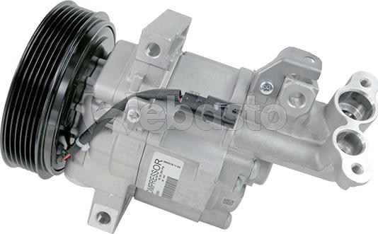 Webasto 82D0156418MA - Компрессор кондиционера autospares.lv