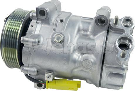 Webasto 82D0156429MA - Компрессор кондиционера autospares.lv