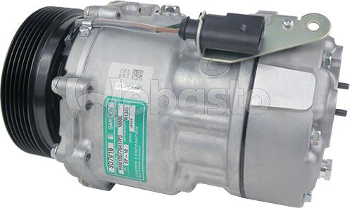 Webasto 82D0156090MA - Компрессор кондиционера autospares.lv