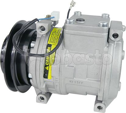 Webasto 82D0156194MA - Компрессор кондиционера autospares.lv