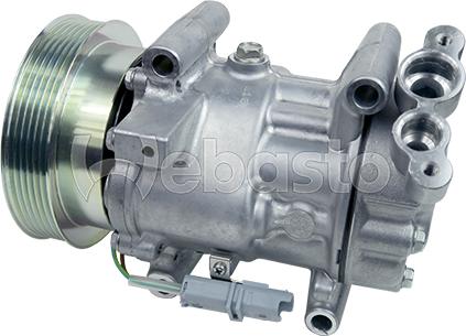 Webasto 82D0156153MA - Компрессор кондиционера autospares.lv