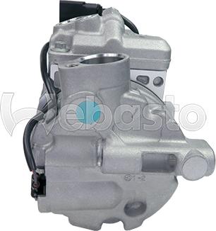 Webasto 82D0156124MA - Компрессор кондиционера autospares.lv