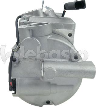 Webasto 82D0156125CA - Компрессор кондиционера autospares.lv