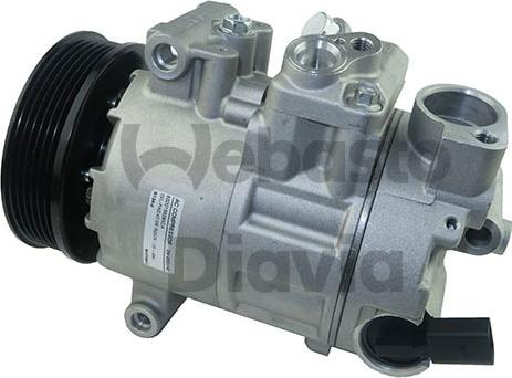 Webasto 82D0156265CA - Компрессор кондиционера autospares.lv