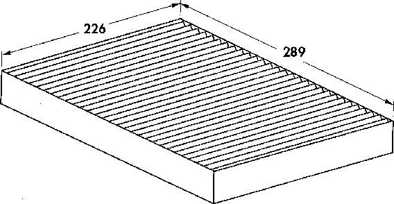 Webasto 82D0325014A - Фильтр воздуха в салоне autospares.lv