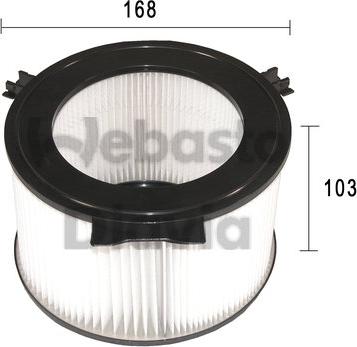 Webasto 82D0325151A - Фильтр воздуха в салоне autospares.lv