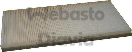 Webasto 82D0325161CA - Фильтр воздуха в салоне autospares.lv