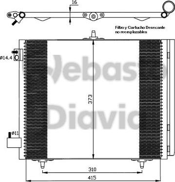 Webasto 82D0226116MA - Конденсатор кондиционера autospares.lv