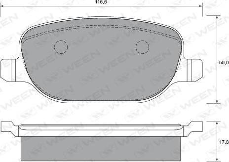 KRAFT AUTOMOTIVE 6016730 - Тормозные колодки, дисковые, комплект autospares.lv