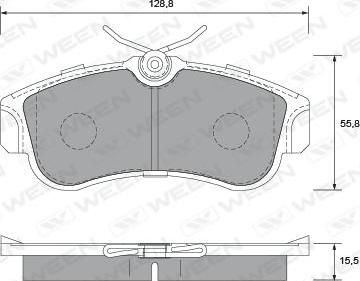 INTERBRAKE DP6604 - Тормозные колодки, дисковые, комплект autospares.lv