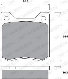 FTE BL2263A1 - Тормозные колодки, дисковые, комплект autospares.lv