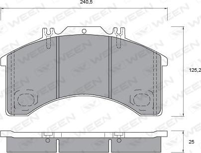 Fri.Tech. 789X-Z - Тормозные колодки, дисковые, комплект autospares.lv