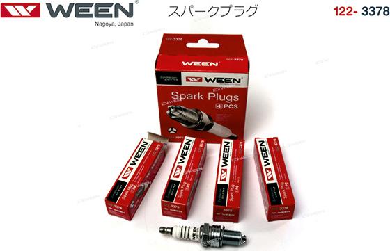 Ween 122-3378 - Свеча зажигания autospares.lv