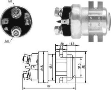 WE PARTS 471480345 - Тяговое реле, соленоид, стартер autospares.lv