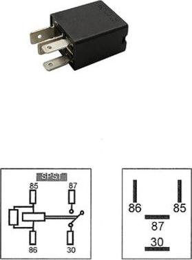 WE PARTS 240670087 - Реле autospares.lv