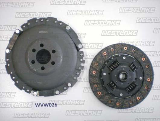 Westlake WVW026 - Комплект сцепления autospares.lv