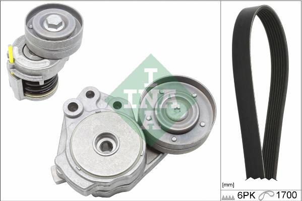 Wilmink Group WG1966516 - Поликлиновый ременный комплект autospares.lv