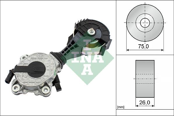 Wilmink Group WG1966528 - Натяжитель, поликлиновый ремень autospares.lv