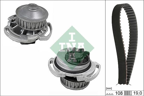 Wilmink Group WG1903340 - Водяной насос + комплект зубчатого ремня ГРМ autospares.lv