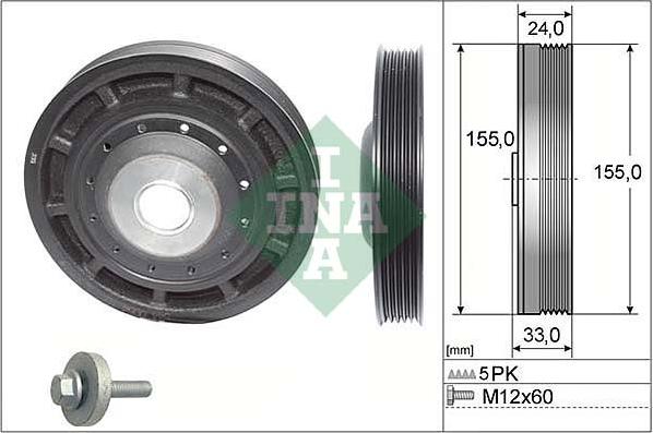 Wilmink Group WG1903373 - Шкив коленчатого вала autospares.lv