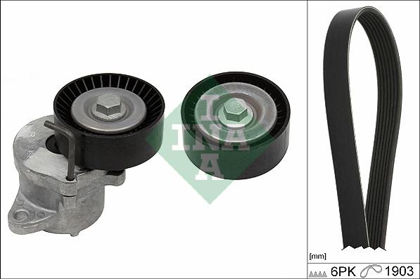 Wilmink Group WG1903266 - Поликлиновый ременный комплект autospares.lv