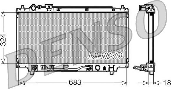 Wilmink Group WG1919636 - Радиатор, охлаждение двигателя autospares.lv