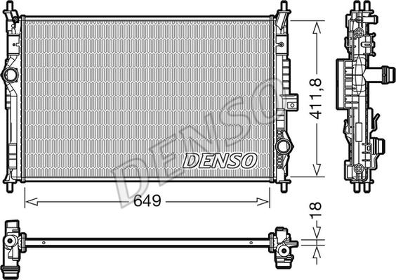 Wilmink Group WG1919365 - Радиатор, охлаждение двигателя autospares.lv