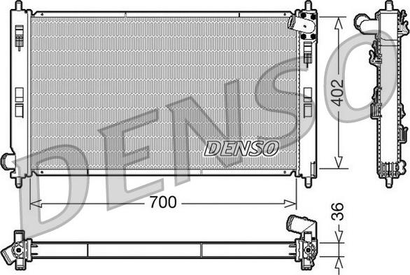 Wilmink Group WG1919708 - Радиатор, охлаждение двигателя autospares.lv