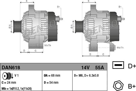 Wilmink Group WG1916896 - Генератор autospares.lv