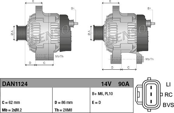 Wilmink Group WG1916783 - Генератор autospares.lv