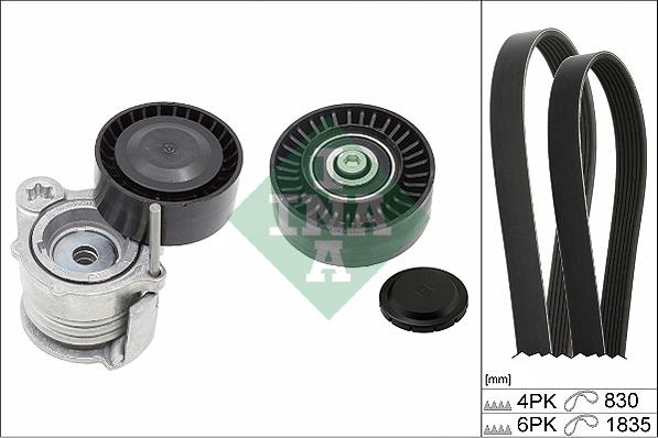 Wilmink Group WG1910457 - Поликлиновый ременный комплект autospares.lv